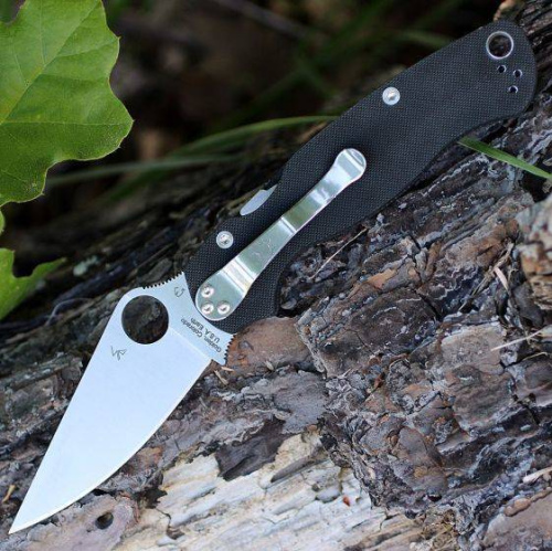 Складной нож Spyderco Para Military 2 Left Hand - 81GPLE2 фото 4