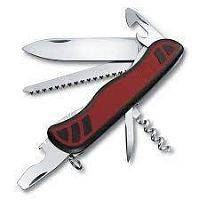 Военный нож Victorinox Нож перочинный Victorinox Forester 0.8361.C 111мм с фиксатором лезвия 10 функций красно-черный